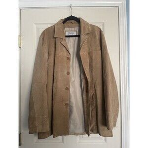 Wilson’s Leather M Julian Long Sleeve Light Brown Real Leather Jacket- Size Lg